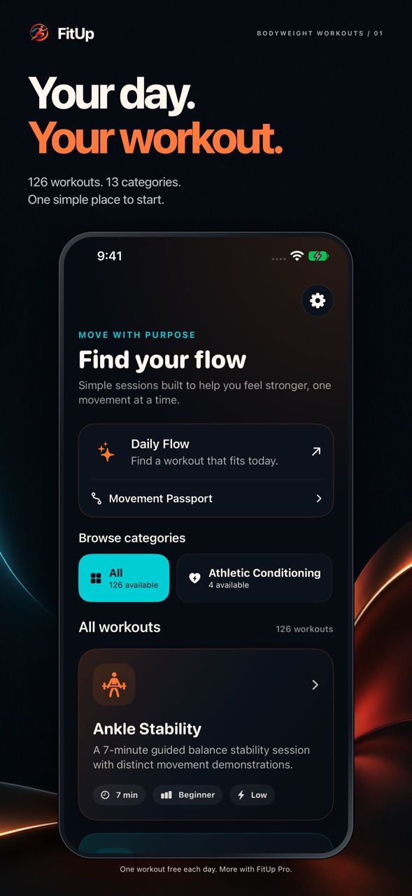 FitUp App Store preview 1